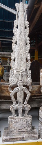 Standpanel/Maske Holzskulptur Timor