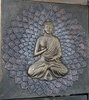 Buddha vor Lotosblüte - Wandbild