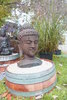 Schöne Steinskulptur - Buddhakopf